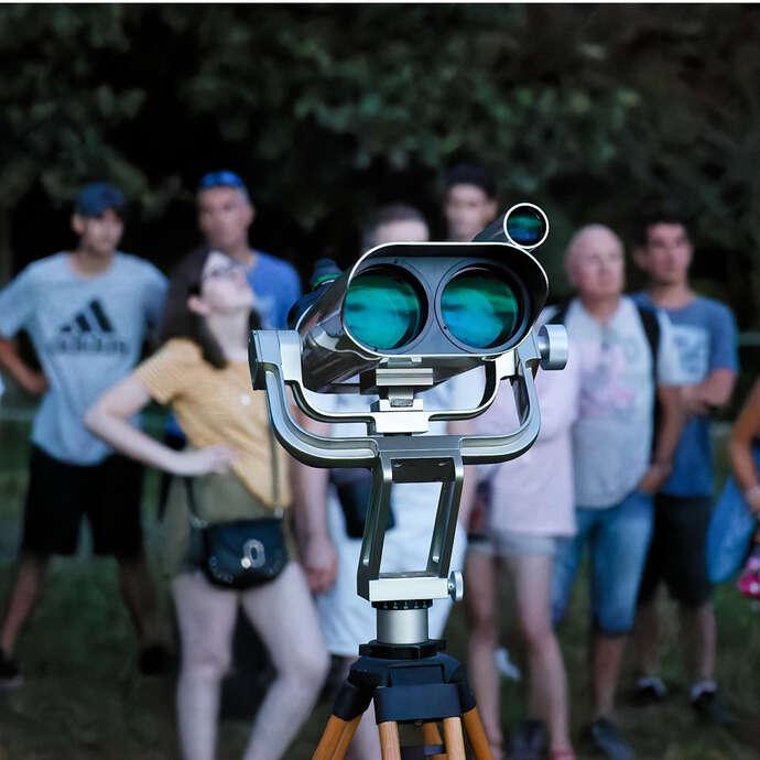 Rendezvous in der Natur: Mit dem Kopf in den Sternen