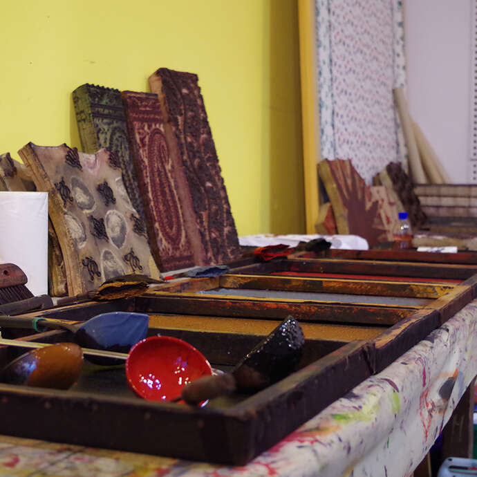 Plate printing workshop