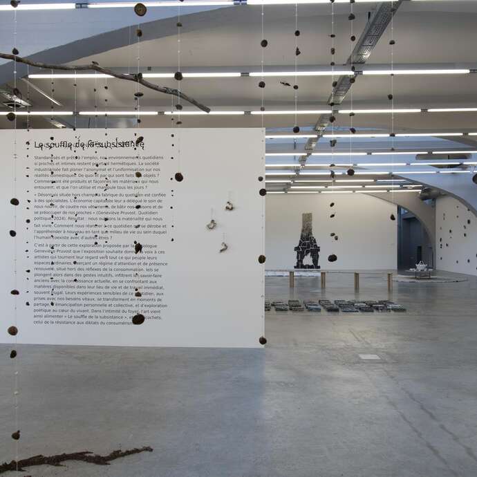 Kommentierte Besichtigung der Ausstellung Le Souffle de la Subsistance