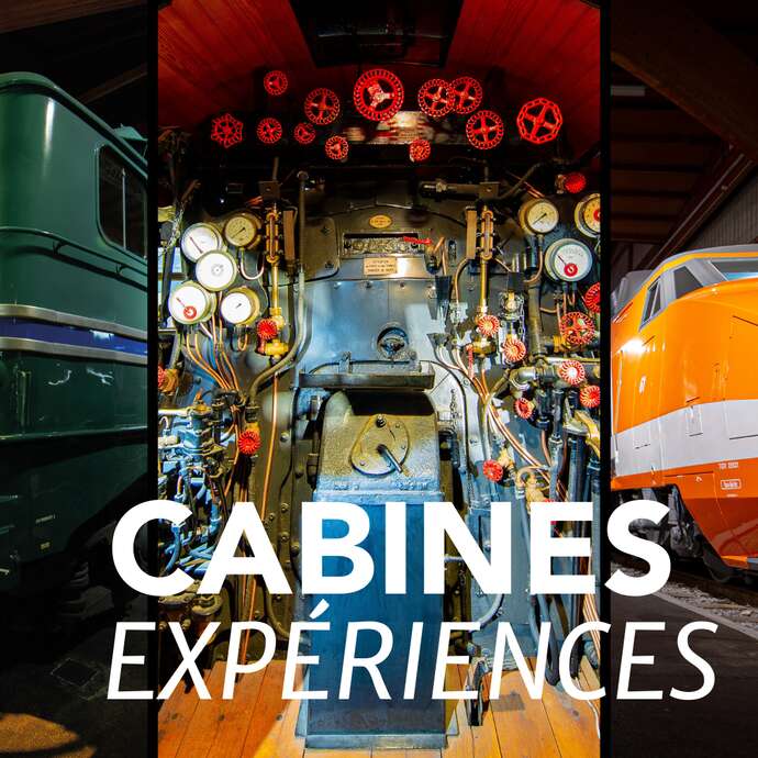 Cabines expériences à la Cité du Train