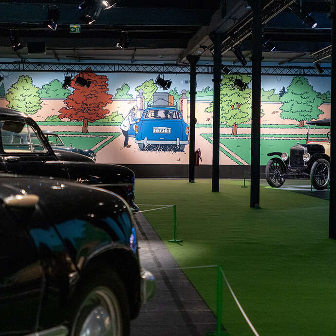 Exposition : En voiture avec Tintin