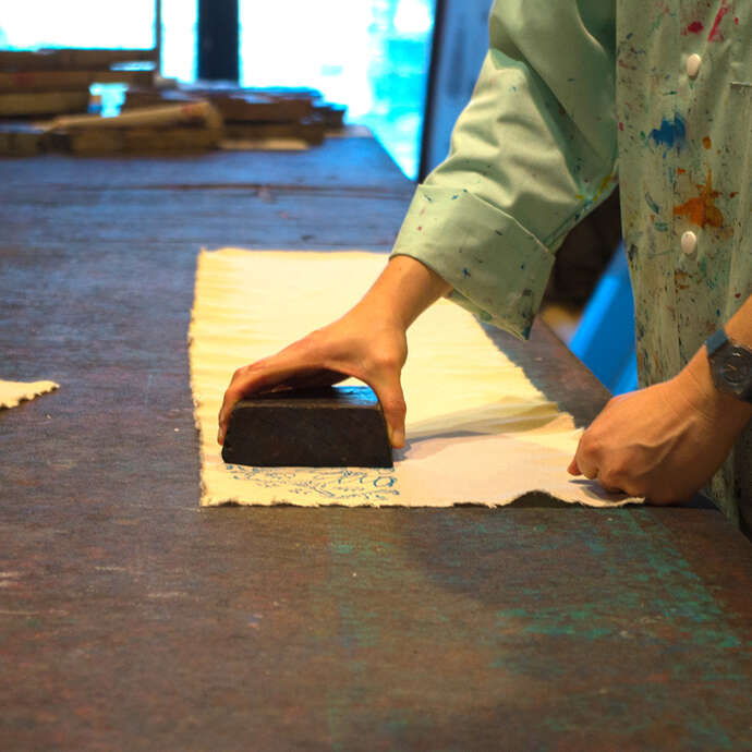 Workshop: rock print