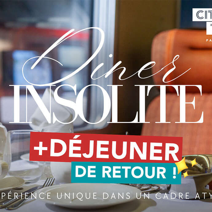 Déjeuner insolite à la Cité du Train