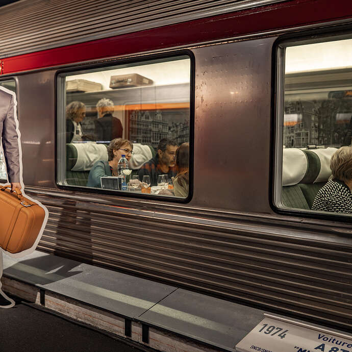 Ungewöhnliches Mittagessen in der Cité du Train