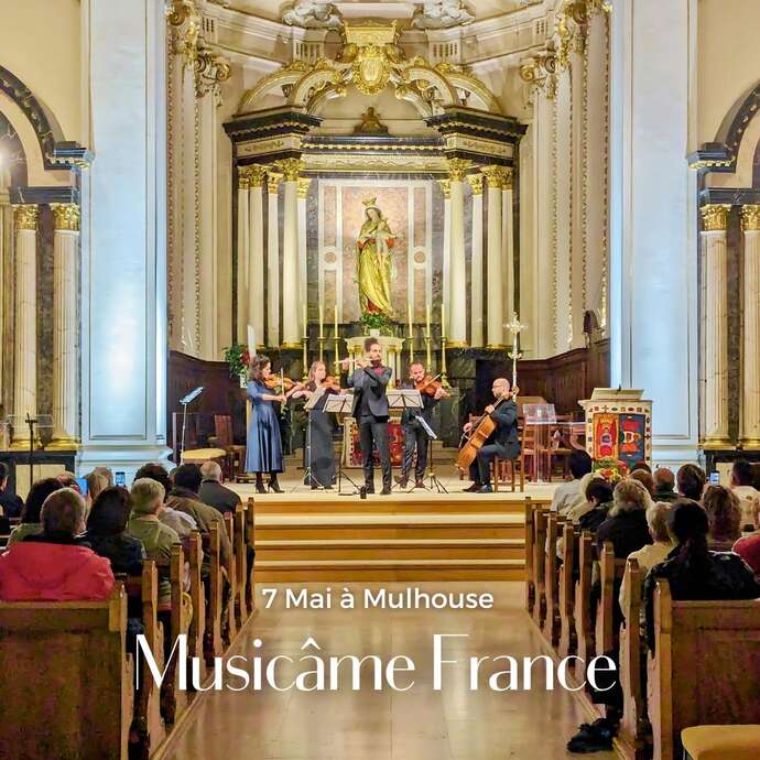 Frühlingskonzert in Mulhouse: Mozart, Shostakovich, Sarasate, Queen, Ravel, Tschaikowsky, Piazzolla