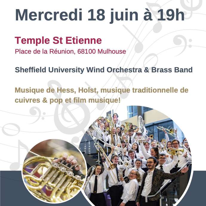 Concert de l'orchestre d'harmonie de Sheffield University