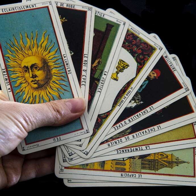 Exploring heritage around a tarot book