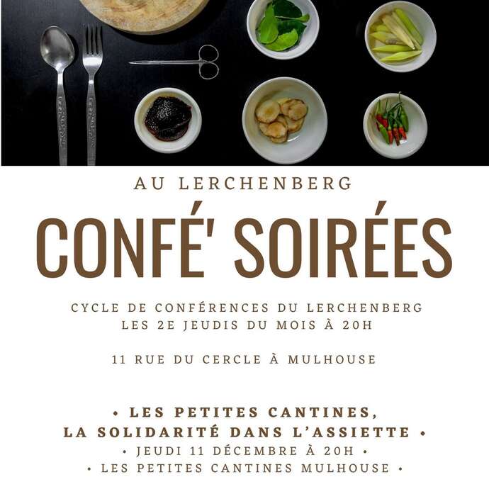 Confé' Soirées - Les Petites Cantines, la solidarité dans l'assiette