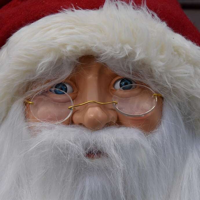 Fotos mit dem Weihnachtsmann