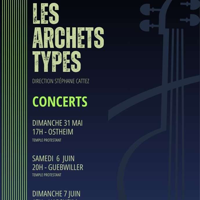 Konzert des Streichorchesters Les Archets Types