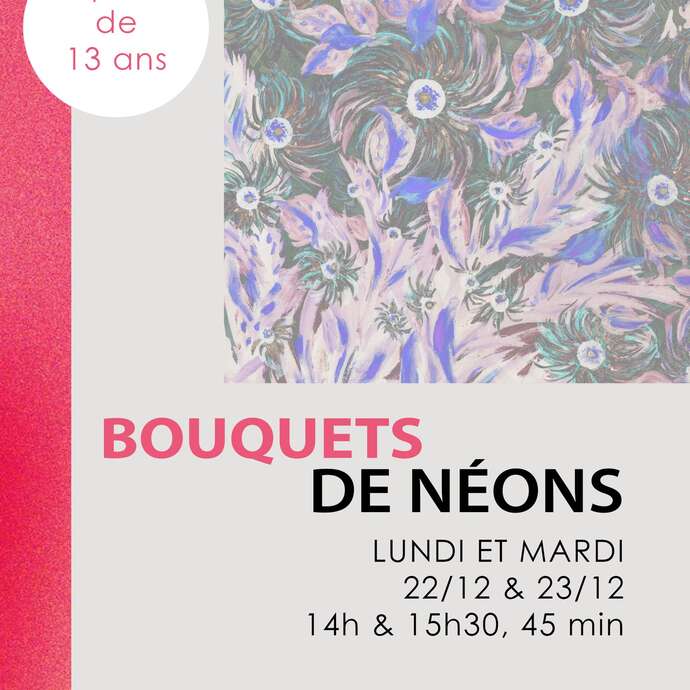 Micro-Folie : Bouquet de néons