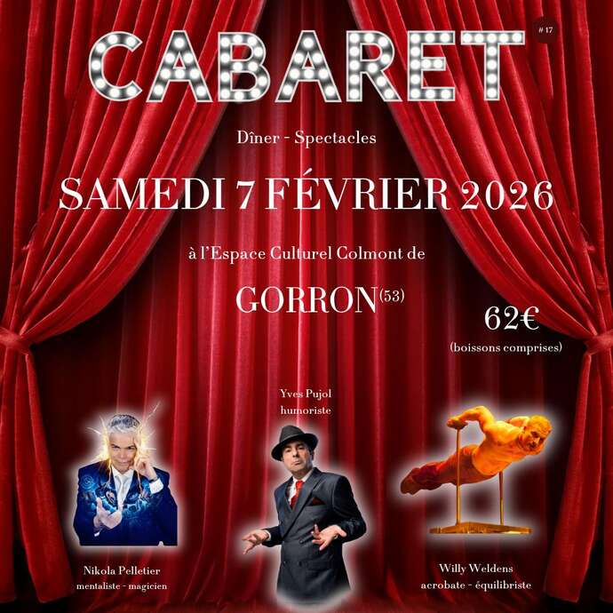 Soirée Cabaret des Amis d'Al foncent à Gorron