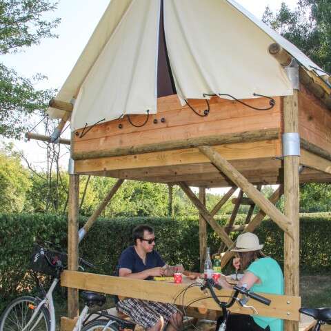 La tente bivouac du Camping de Coupeau