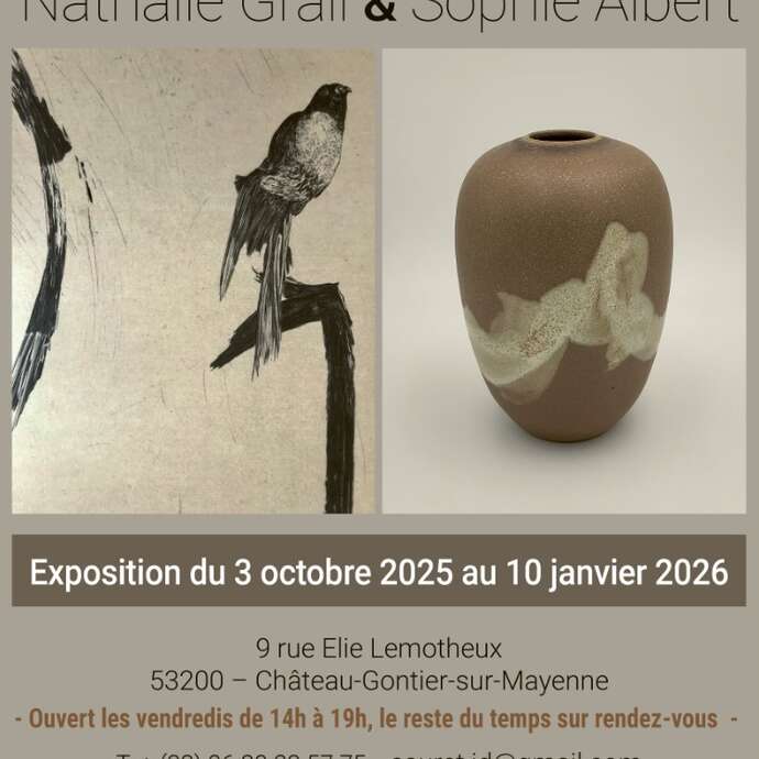 Voyages en estampes & céramiques #5 Nathalie Grall et Sophie Albert