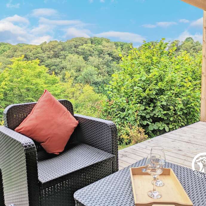 CHALET 24 LA FORÊT, CAMPING DE COUPEAU, 4 PERS, MEZZANINE