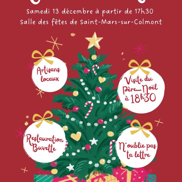 Marché de Noël à Saint Mars sur Colmont