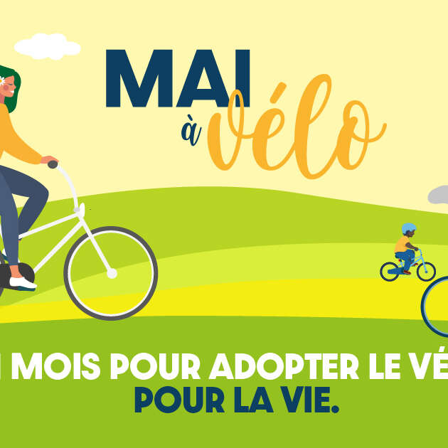 MAI À VÉLO :  UN MOIS POUR ADOPTER LE VÉLO… POUR LA VIE !