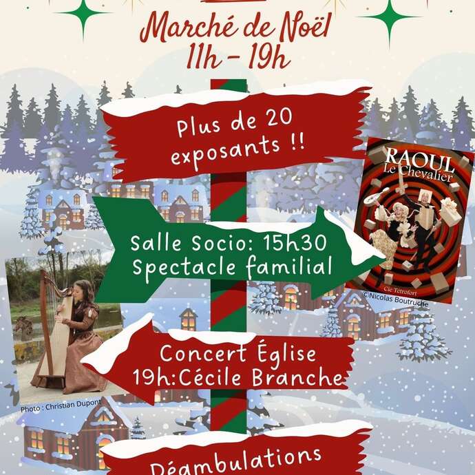 Marché et animations de Noël à Saint Pierre des Nids