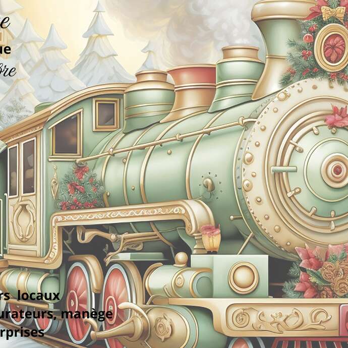 Noël en gare : marché de Noël