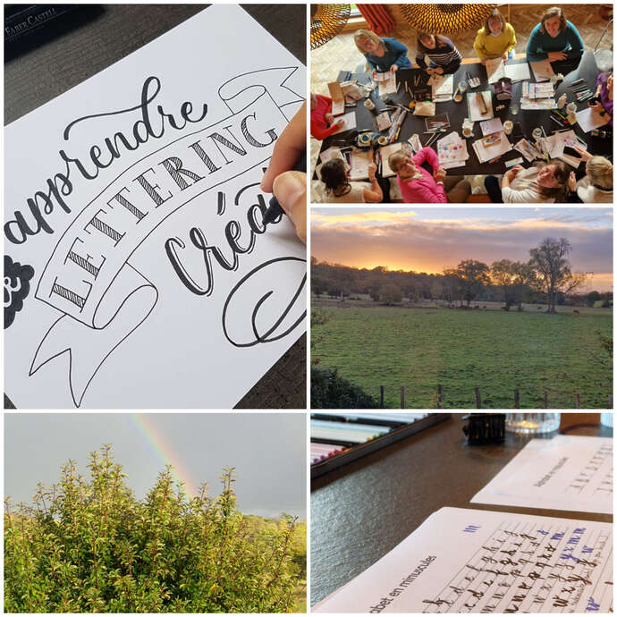 Immersion "Lettering Créatif" calligraphie moderne
