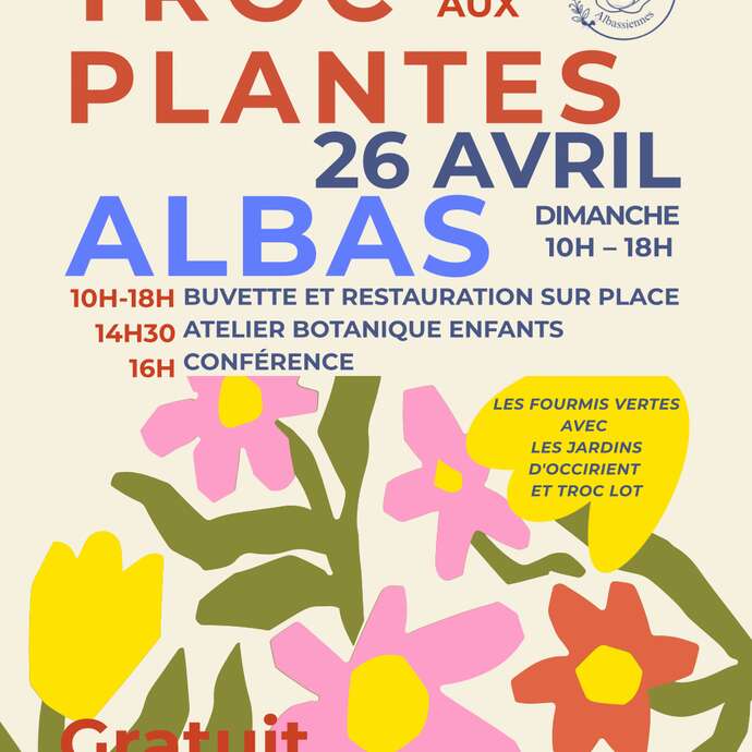 Troc aux plantes organisé par les Fourmis Vertes Albassiennes