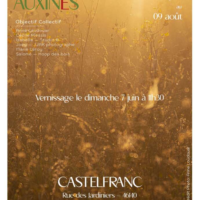 Exposition "Auxines" au Jardin des Sens