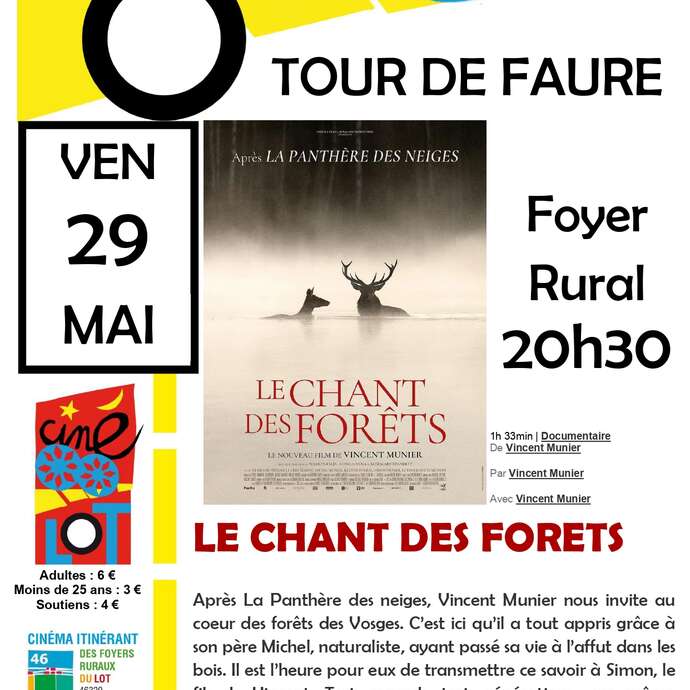 Ciné-Lot : "Le chant des forêts"
