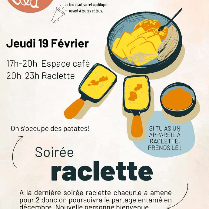 Soirée raclette au 3ème lieu