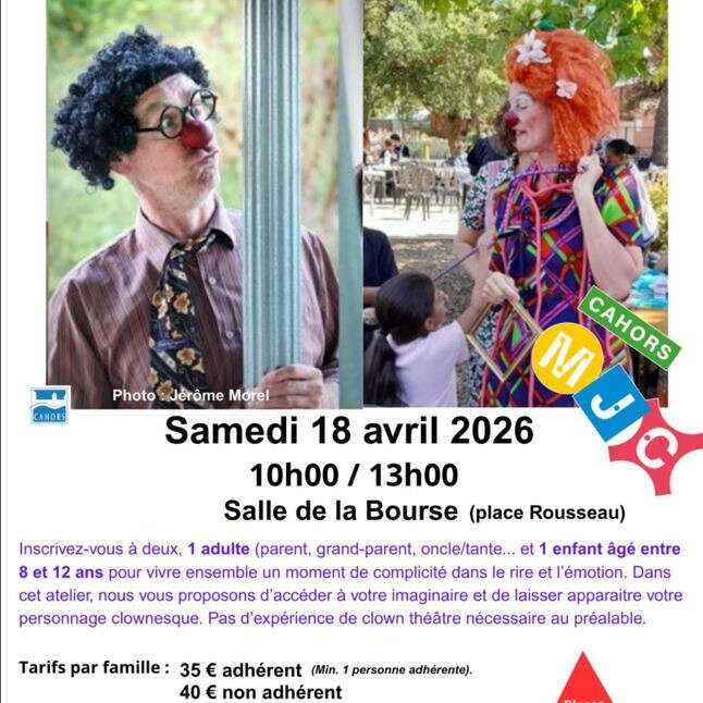 Stage clown parents-enfants