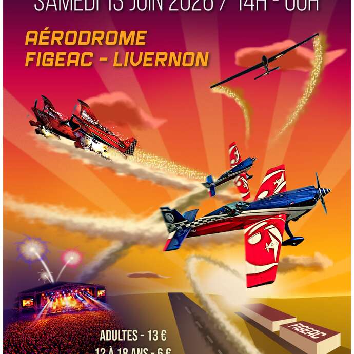 Grand meeting aérien à Aérodrome de Figeac-Livernon