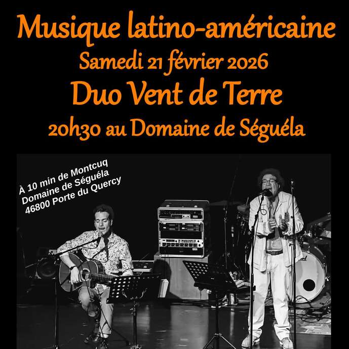 Concert Duo Vent de Terre au domaine de Séguéla