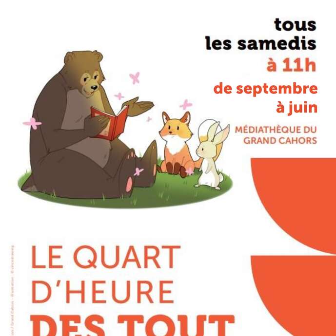 Le quart d'heure des tout-petits à la Médiathèque du Grand Cahors