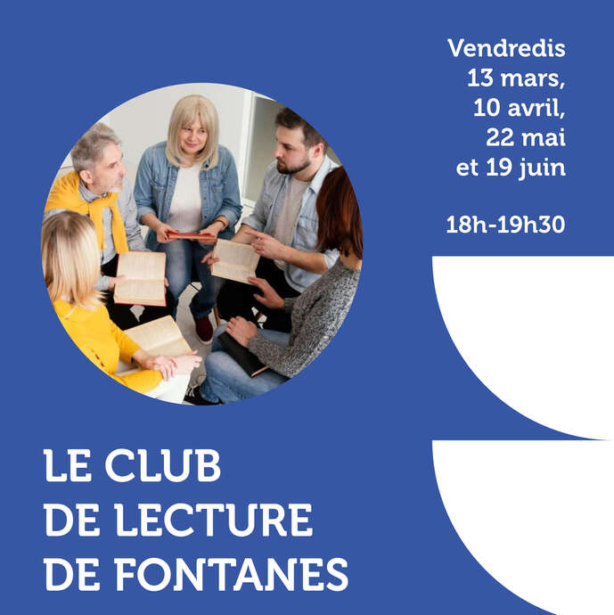 Club de lecture à la bibliothèque de Fontanes