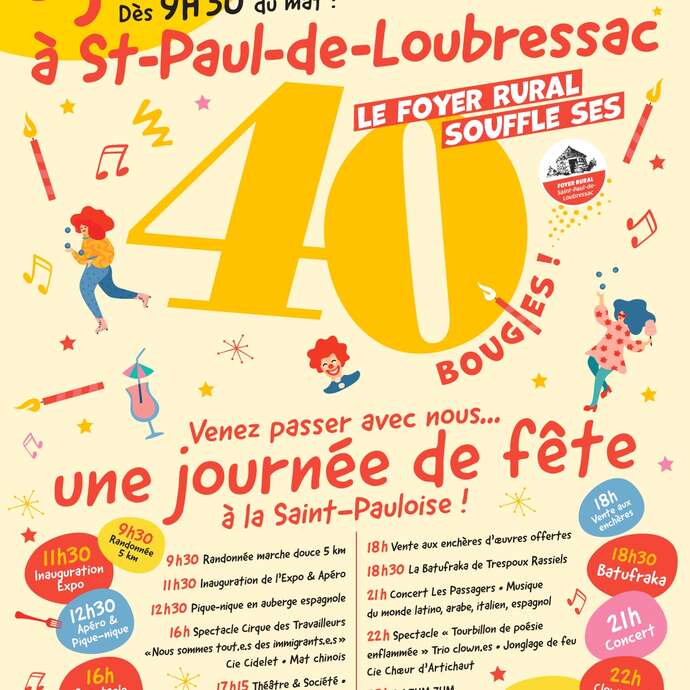 Jour de fête à Saint-Paul-de-Loubressac