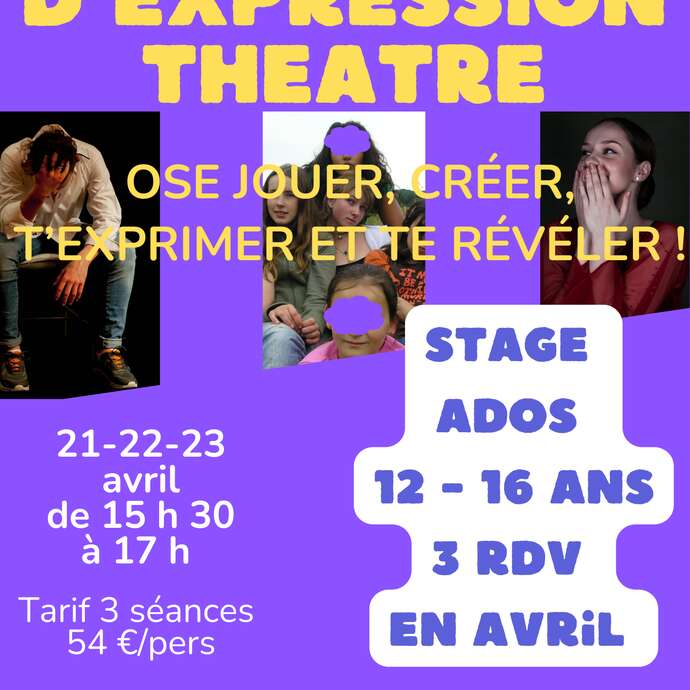 Ateliers d’expression créatrice théâtre à Figeac