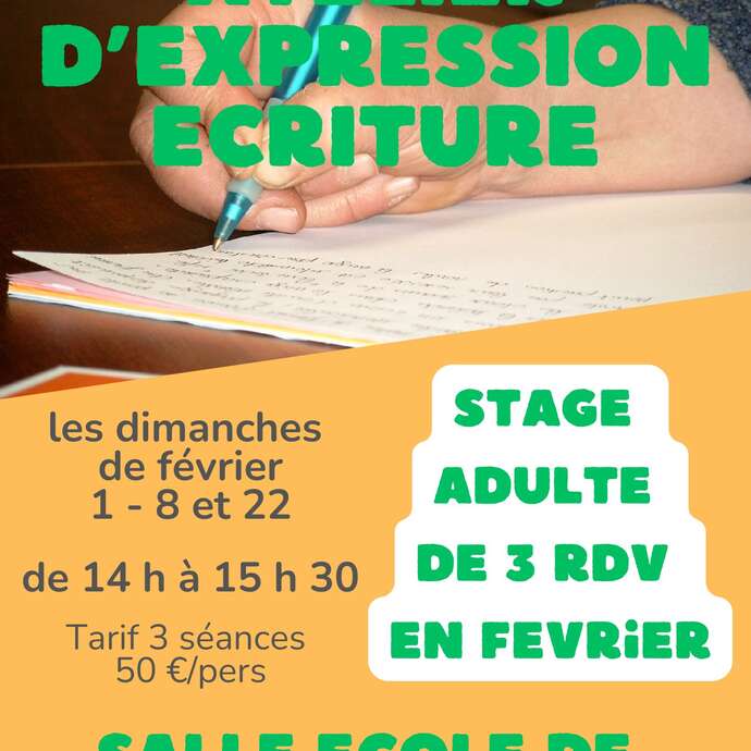 Stages d’ateliers d’expression créatrice