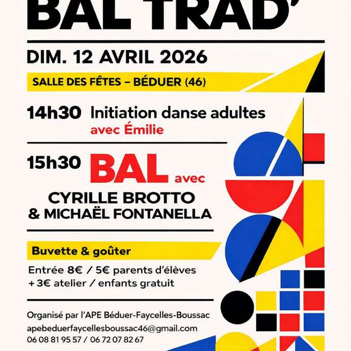 Bal trad de l APE Beduer Faycelles Boussac