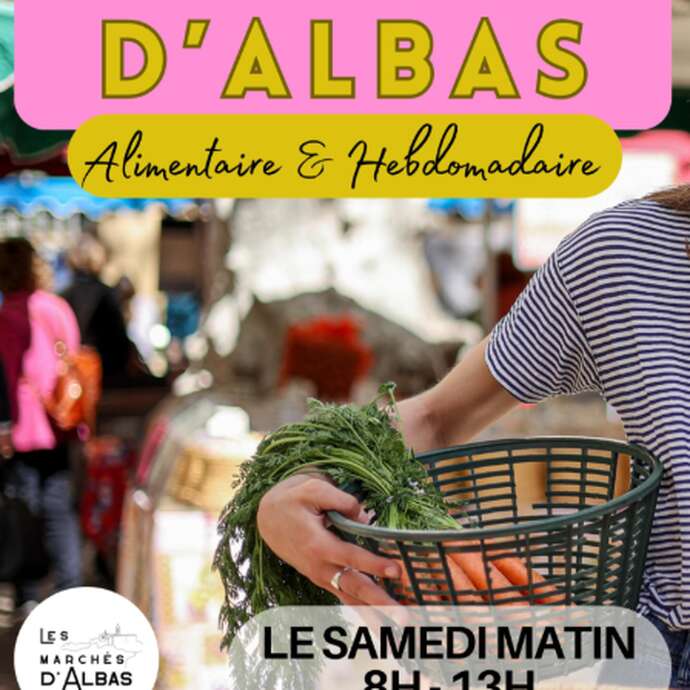 Marché à Albas