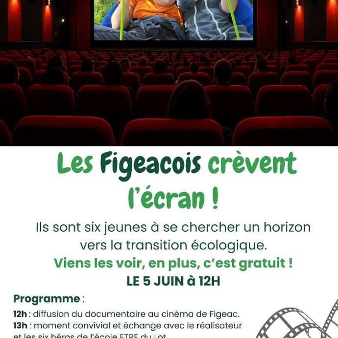 Cinéma à Figeac : les Figeacois crèvent l'écran