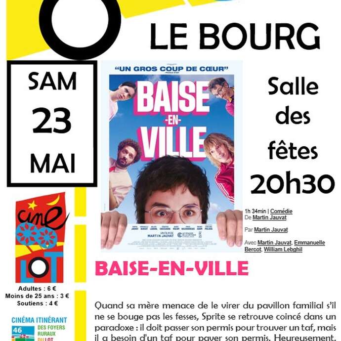 Ciné-lot  à Le Bourg :   "Baise en ville"