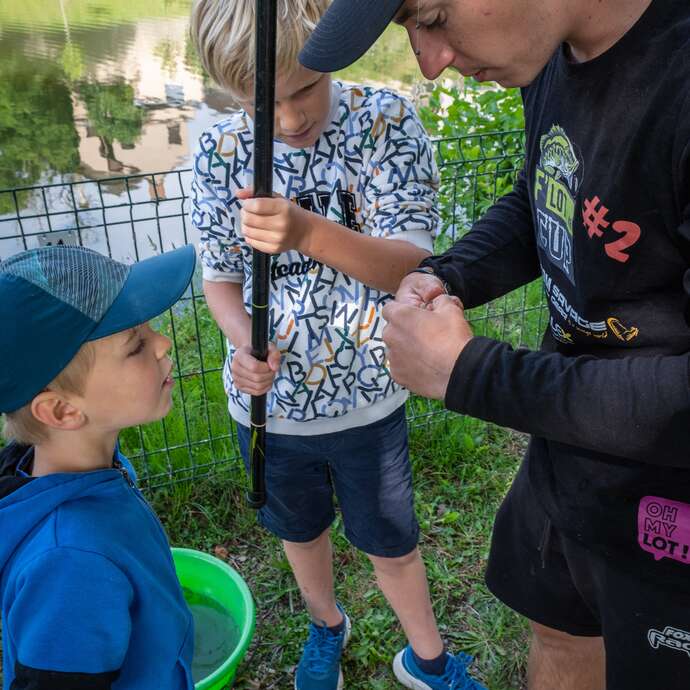 Atelier pêche enfant à Cajarc