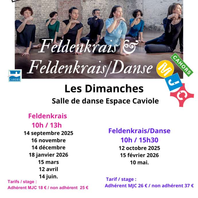 Feldenkrais et Feldenkrais/Danse - MJC Cahors