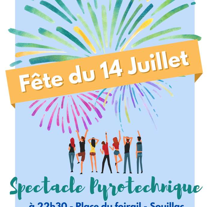 Fête du 14 Juillet - Spectacle pyrotechnique