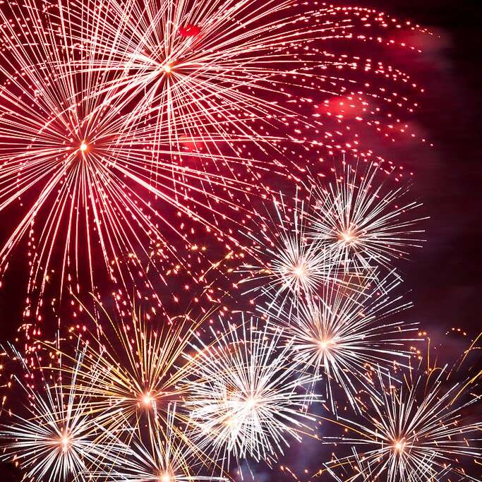 Feu d'artifice au Montat