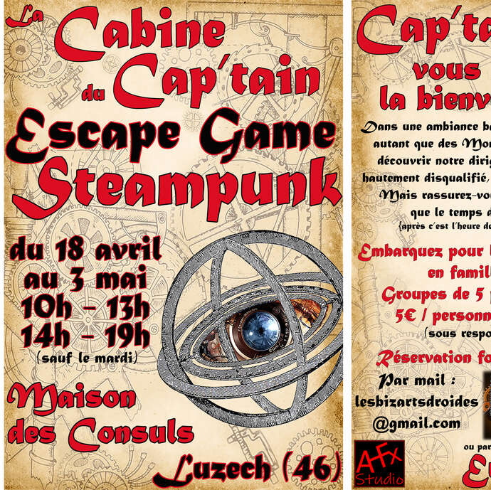La Cabine du Cap’tain - Escape Game Steampunk