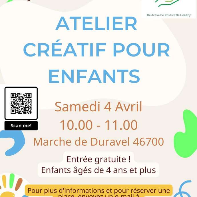 Atelier créatif pour enfants