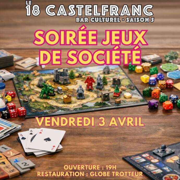 Soirée jeux de société au 18