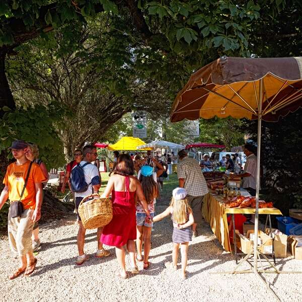 Marché de producteurs de pays "Bienvenue à la ferme" de Lacave