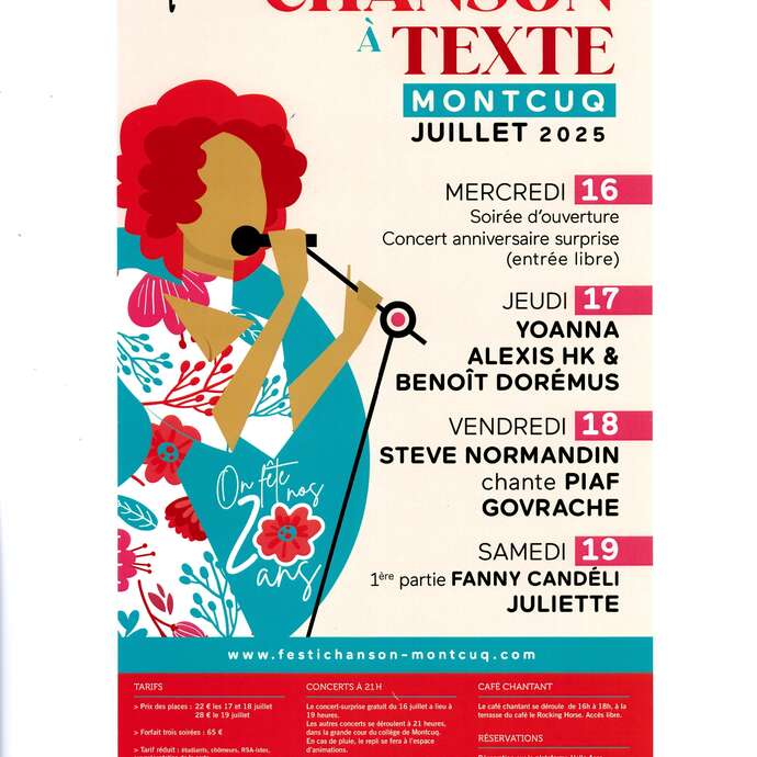 Festival de la chanson à texte de Montcuq
