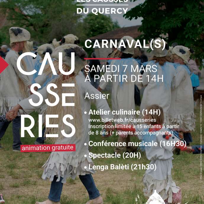 Carnaval(s) Spectacle, conférence, atelier…